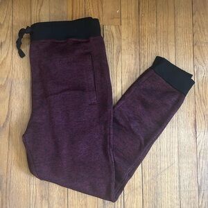 Kids Maroon Jogger Pants